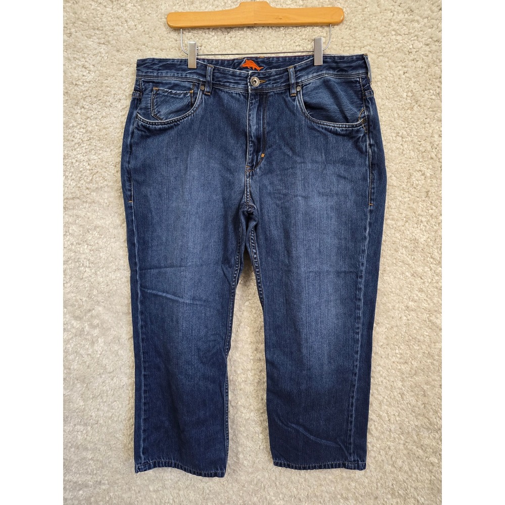 Tommy Bahama Cayman Island Relaxed Jeans Mens 38x32 (fits‎ 36x26) Denim Tencel